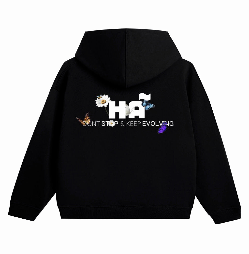DONT STOP & EVOLVING HOODIE OVERSIZED