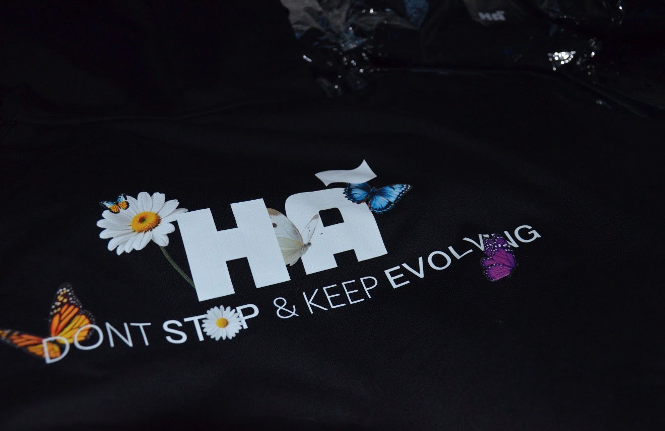 DONT STOP & EVOLVING HOODIE OVERSIZED