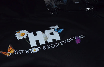 DONT STOP & EVOLVING HOODIE OVERSIZED